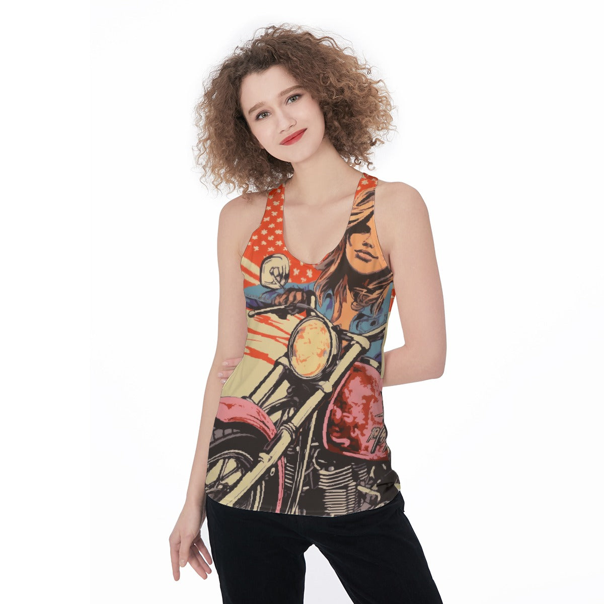 All-Over Print Women's Racerback Tank Top