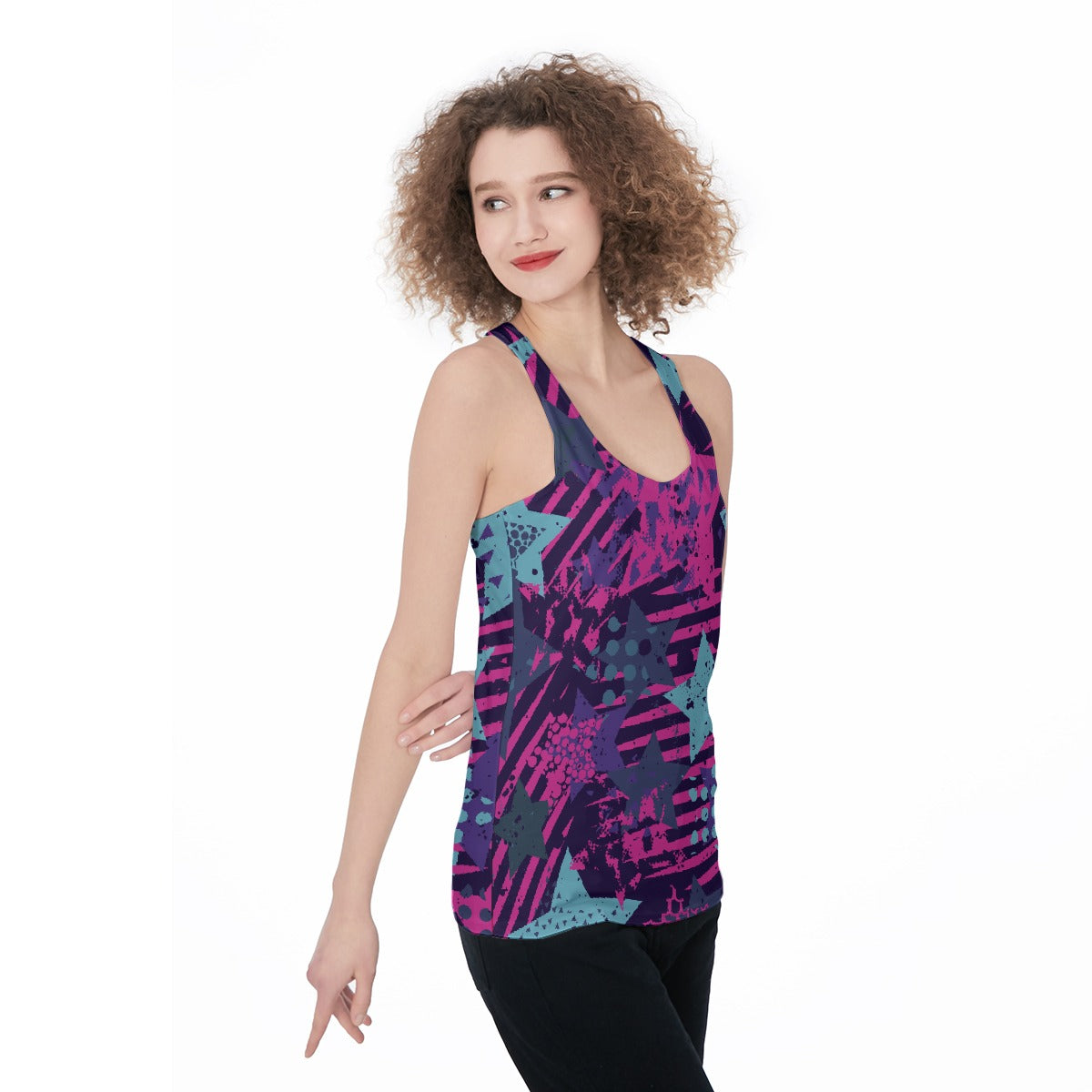 All-Over Print Women's Racerback Tank Top