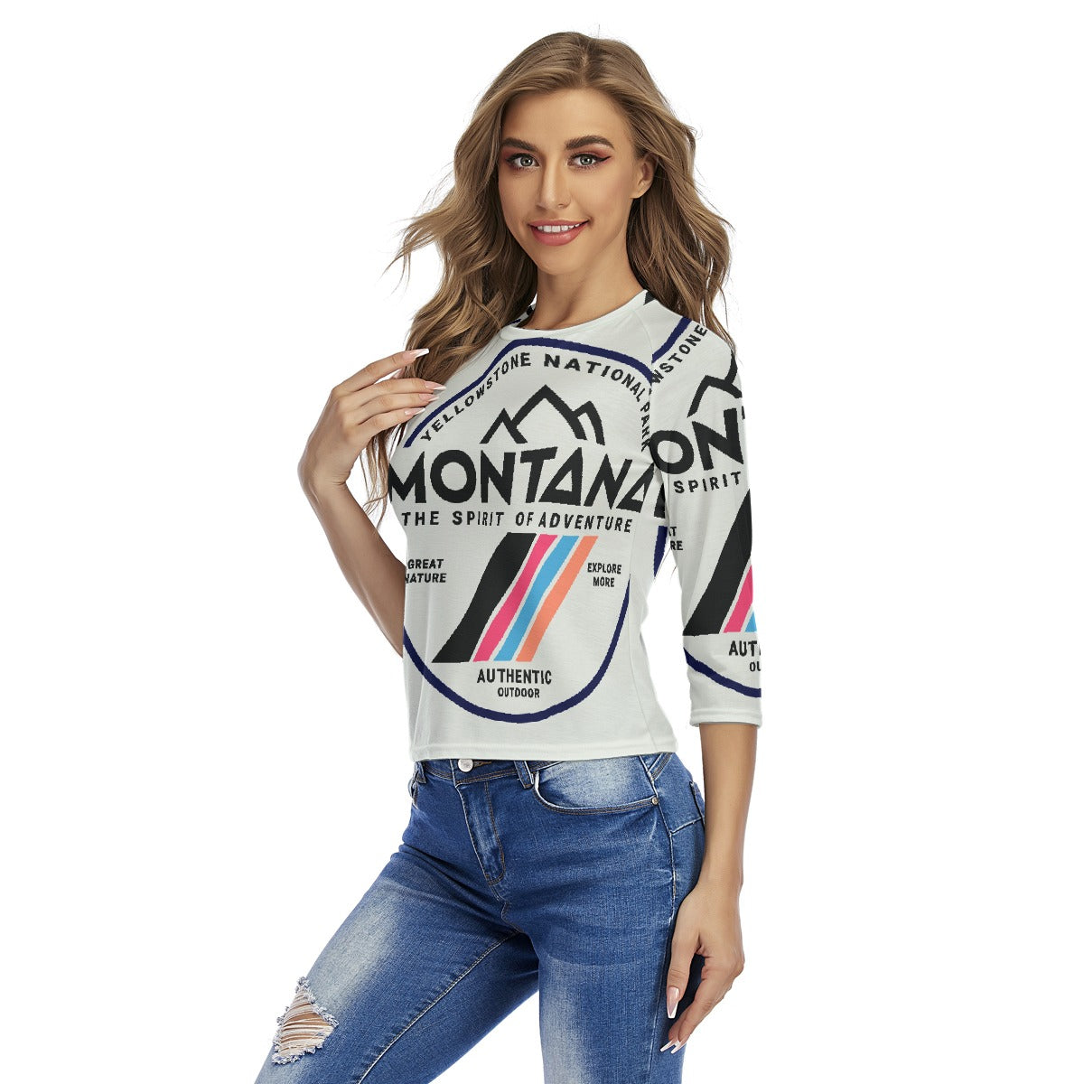 All-Over Print Women's Raglan Sleeves T-shirts