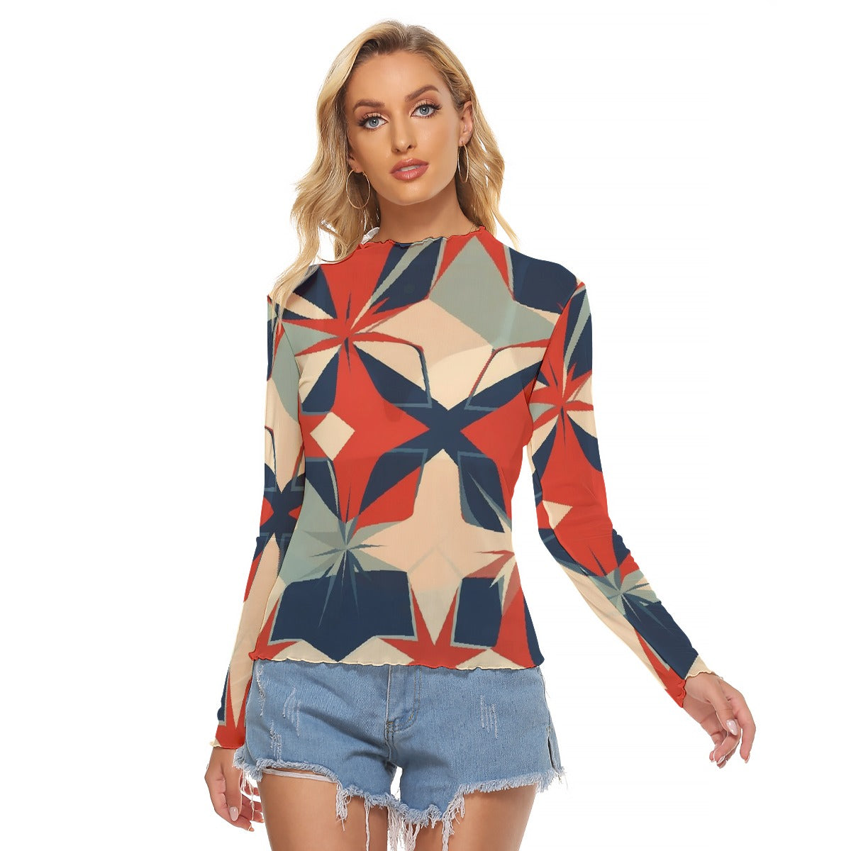 All-Over Print Women's Mesh T-shirt