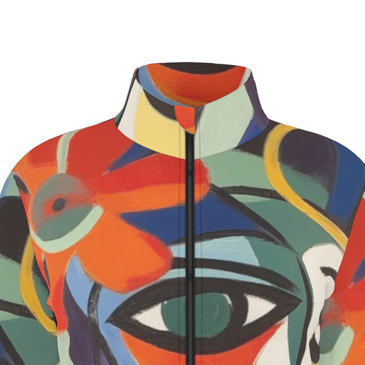 All-Over Print Women's Long Sleeve Thumbhole Jacket