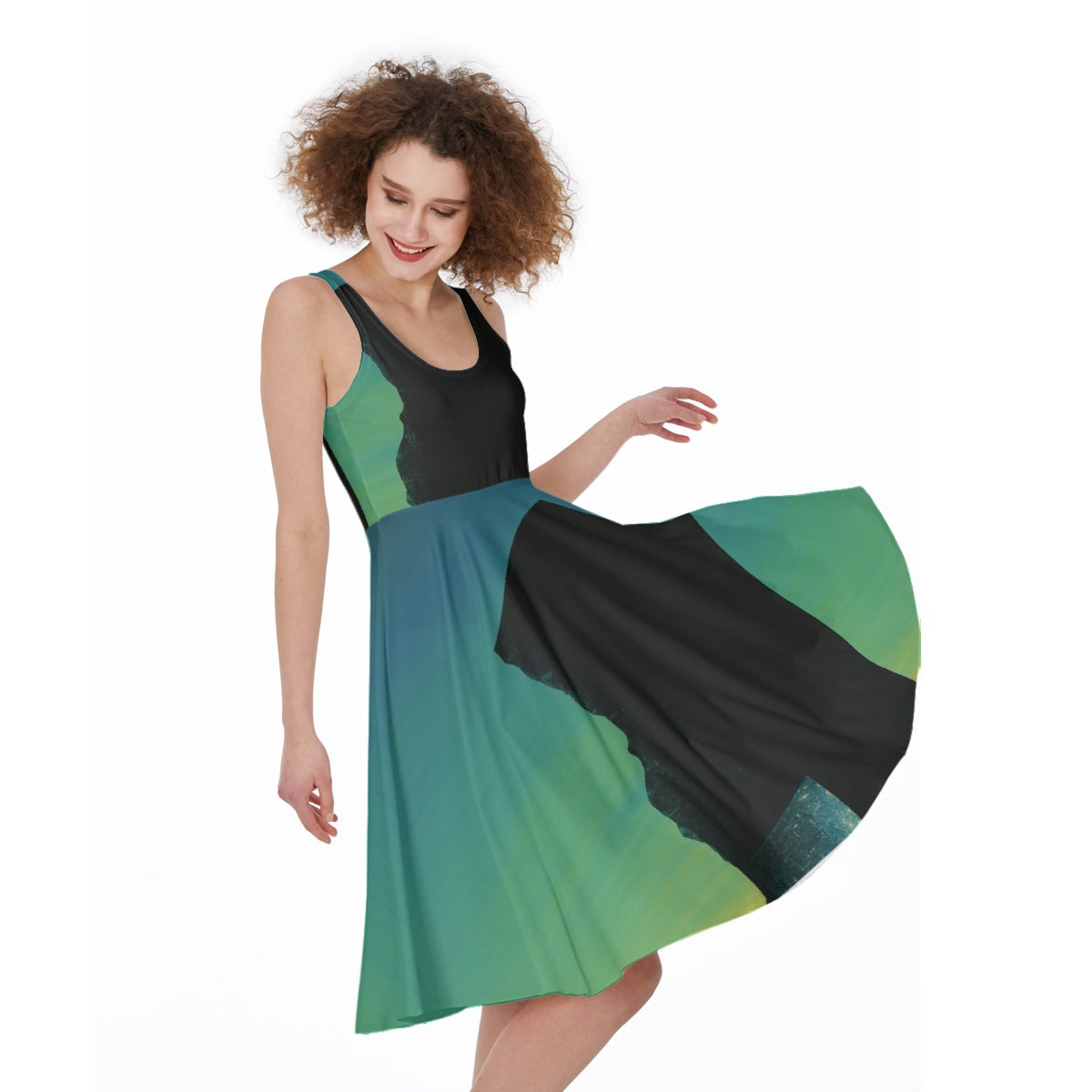 All-Over Print Women's Sleeveless Dress