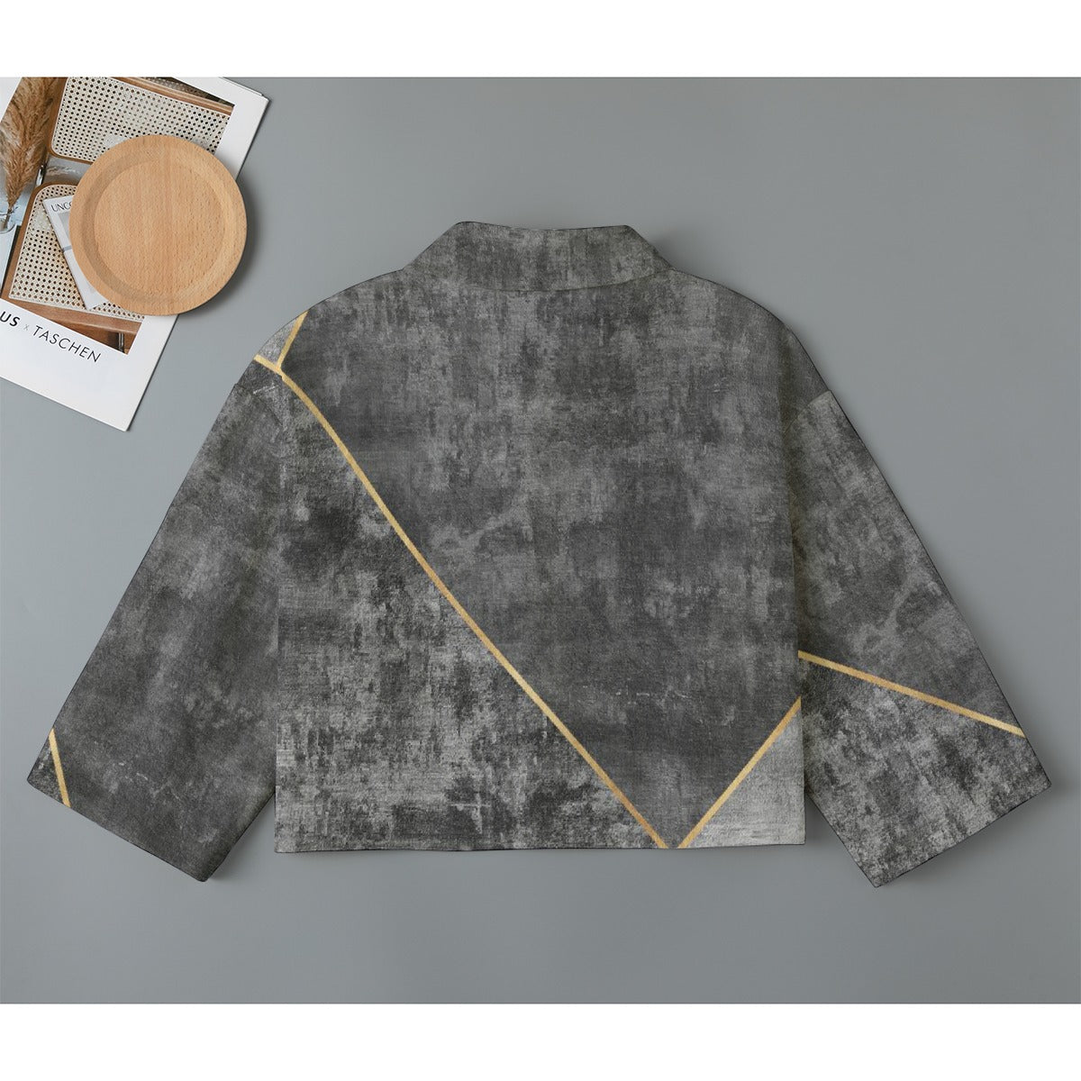 All-Over Print Women's Cropped Jacket | 245GSM Cotton