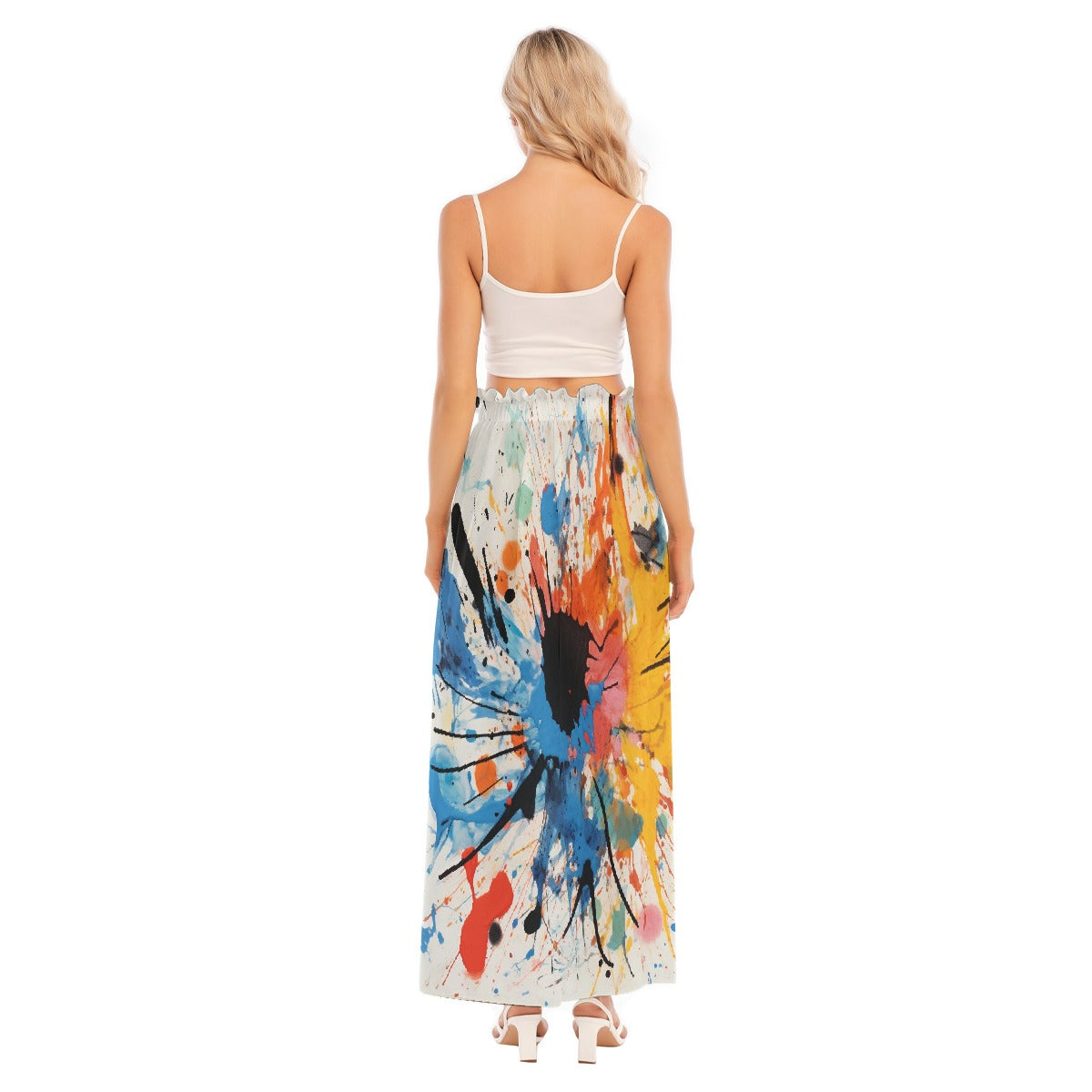 All-Over Print Women's Side Split Skirt