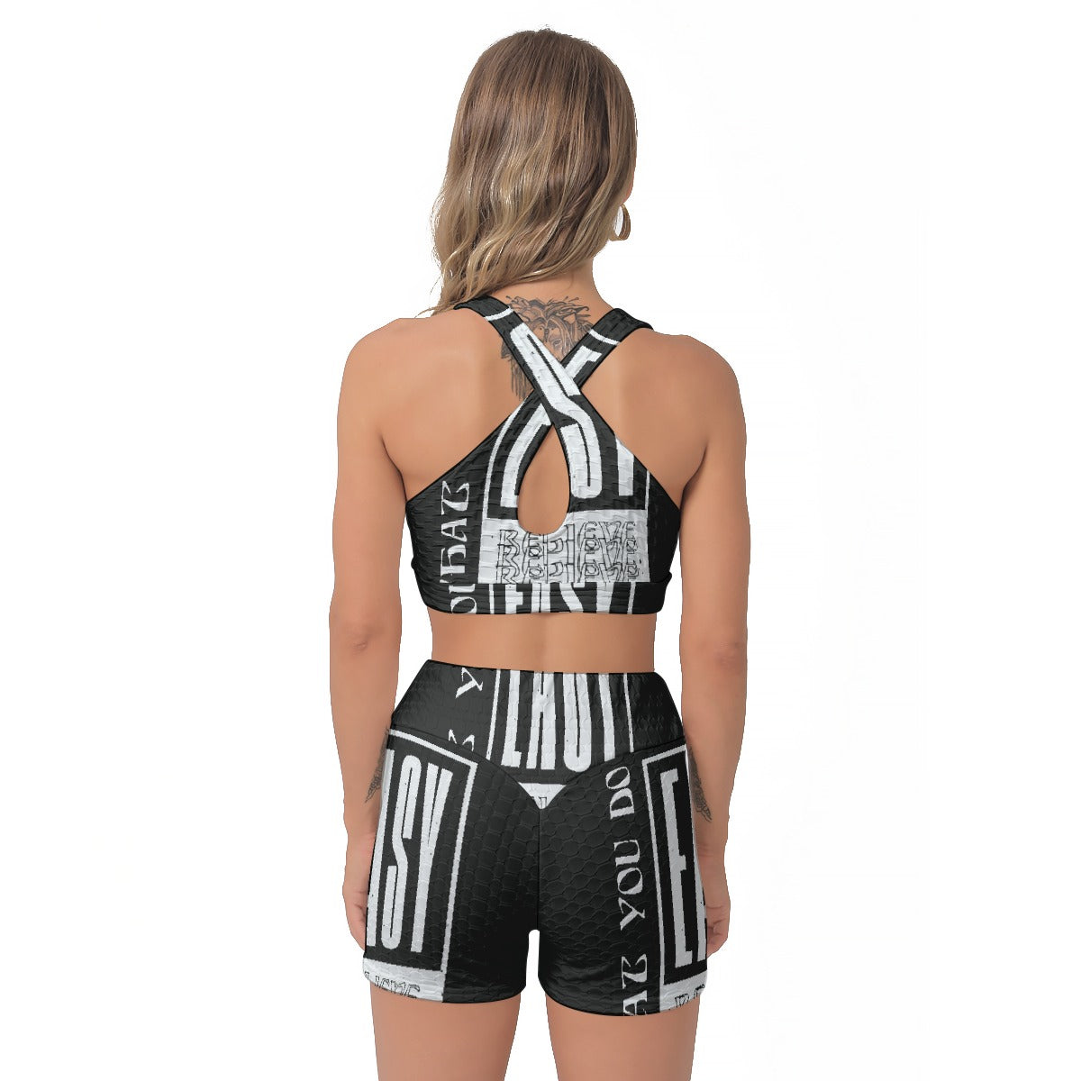 All-Over Print Women's Sports Bra Suit