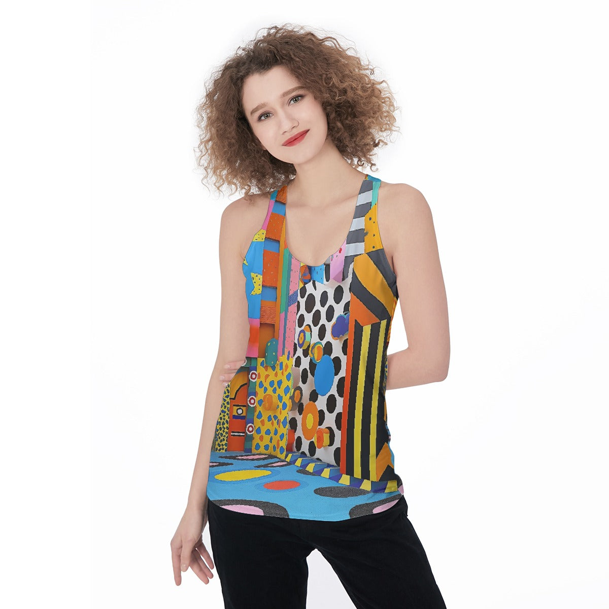 All-Over Print Women's Racerback Tank Top
