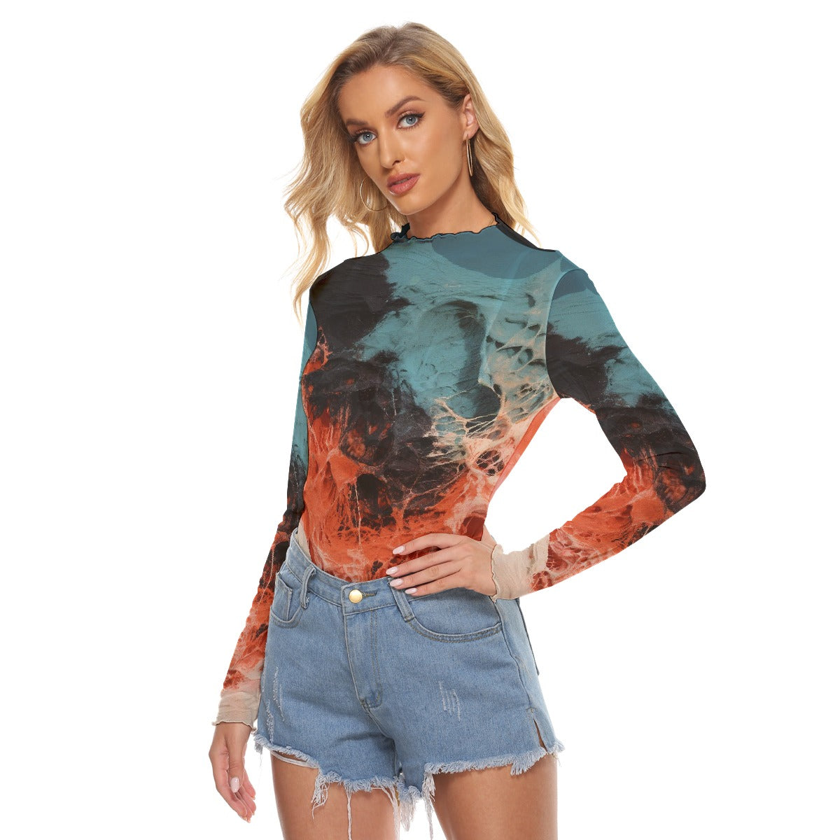 All-Over Print Women's Mesh T-shirt