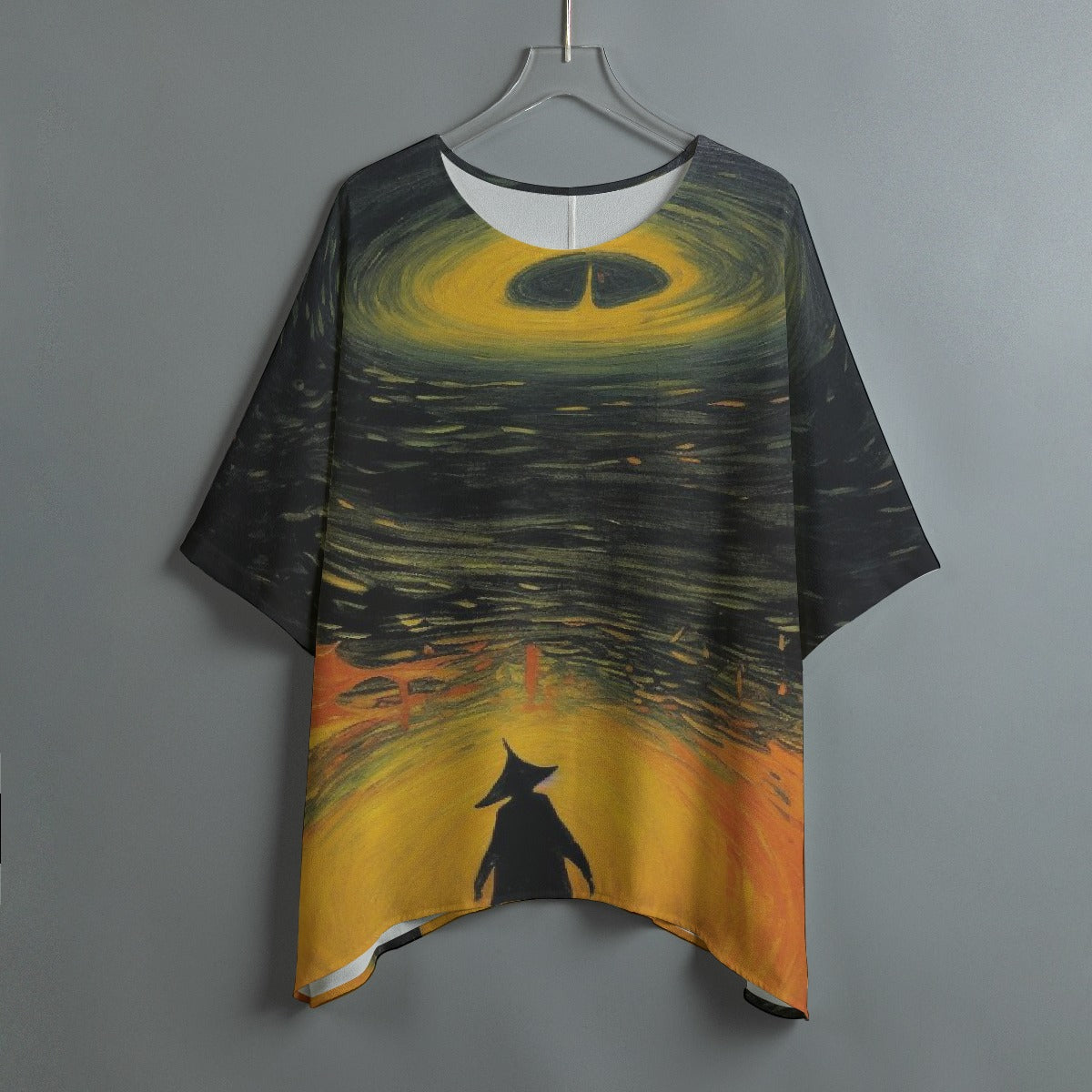 All-Over Print Women's Bat Sleeve Shirt