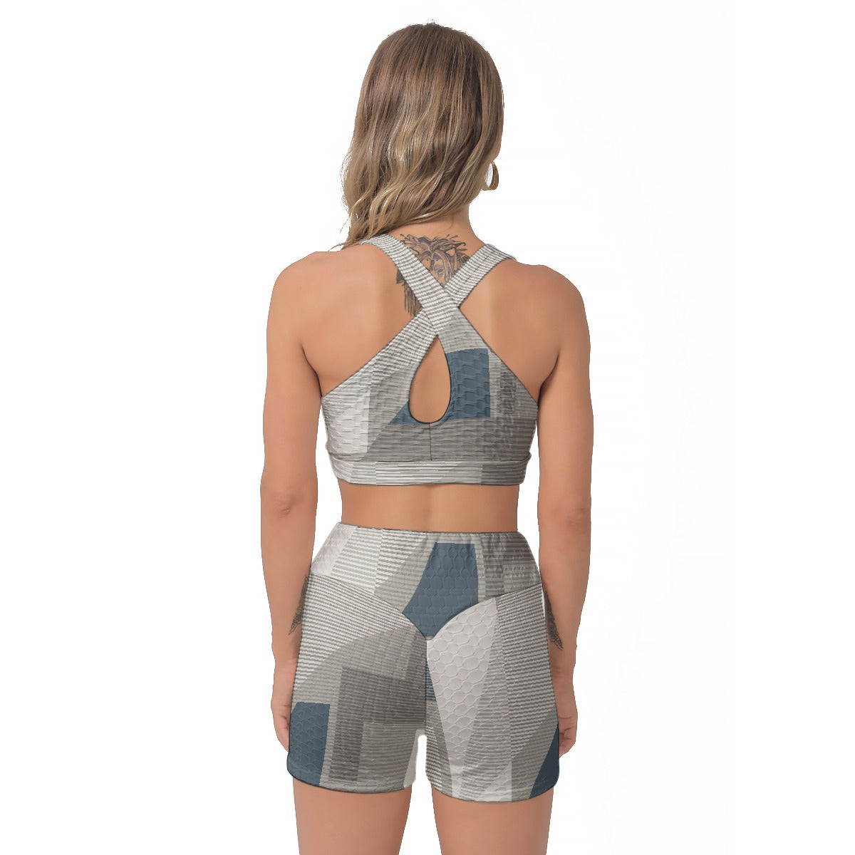 All-Over Print Women's Sports Bra Suit
