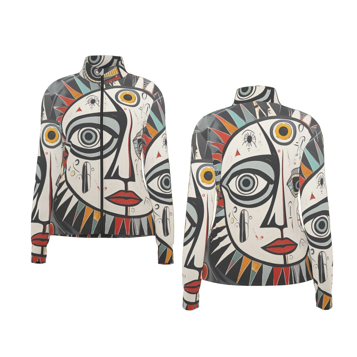 All-Over Print Women's Long Sleeve Thumbhole Jacket