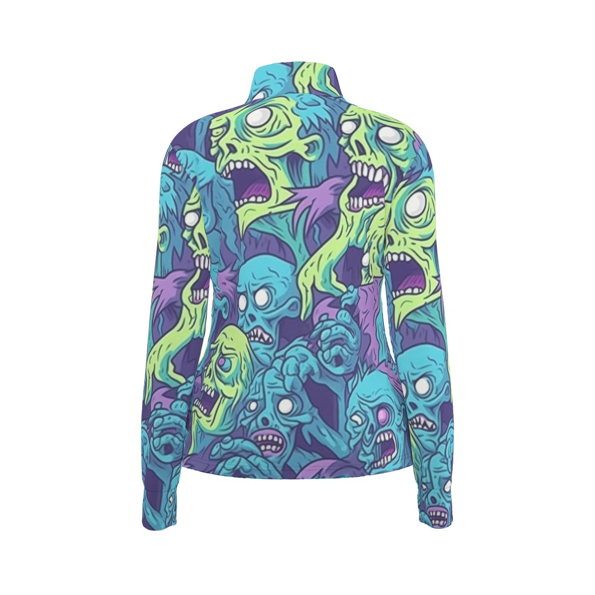 All-Over Print Women's Long Sleeve Thumbhole Jacket