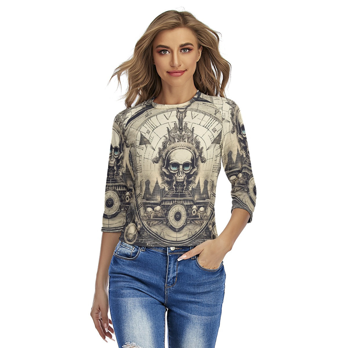 All-Over Print Women's Raglan Sleeves T-shirts