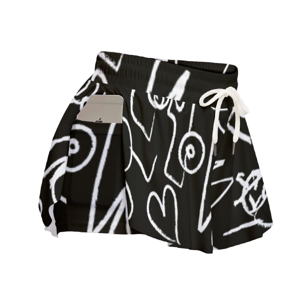 All-Over Print Women's Sport Skorts With Pocket