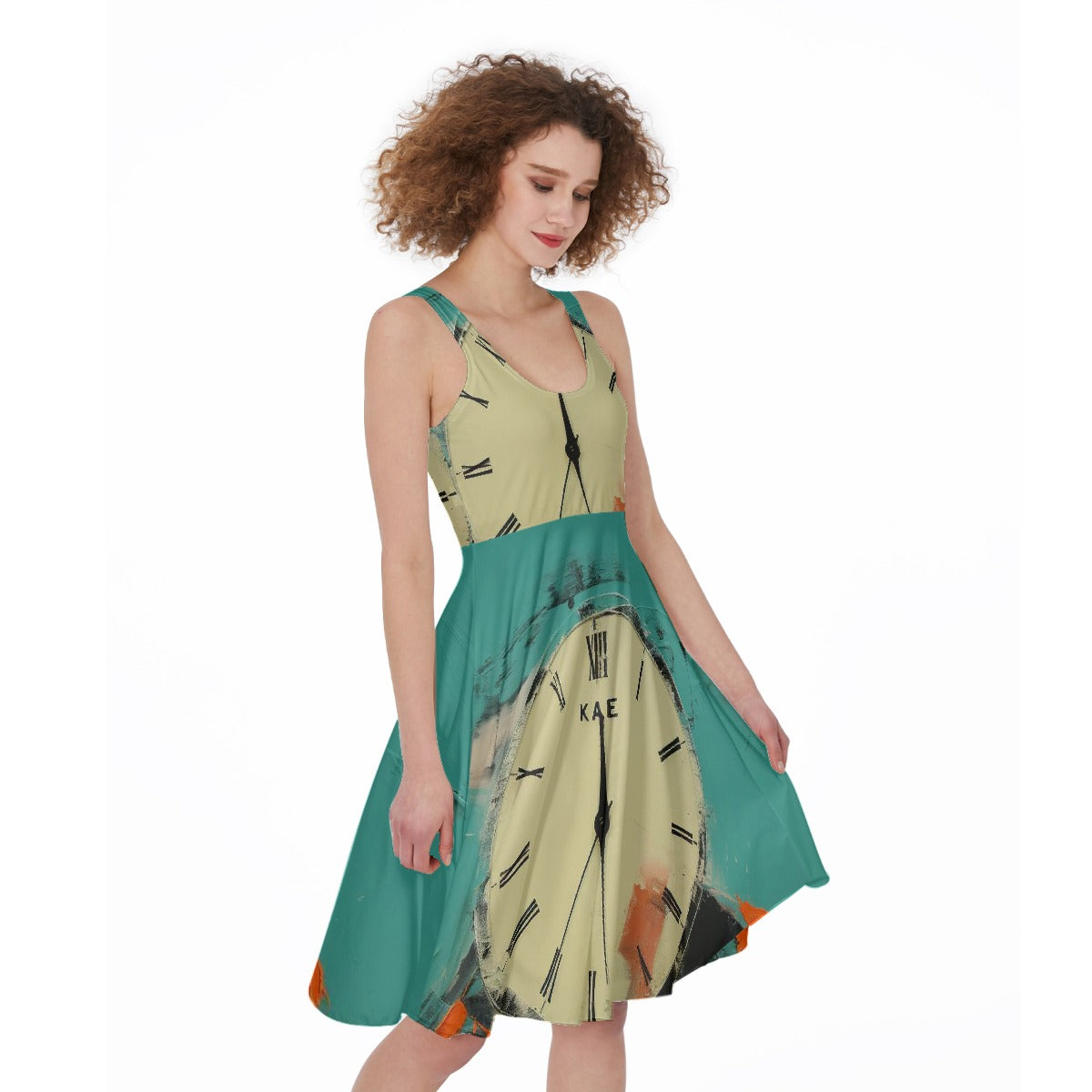 All-Over Print Women's Sleeveless Dress