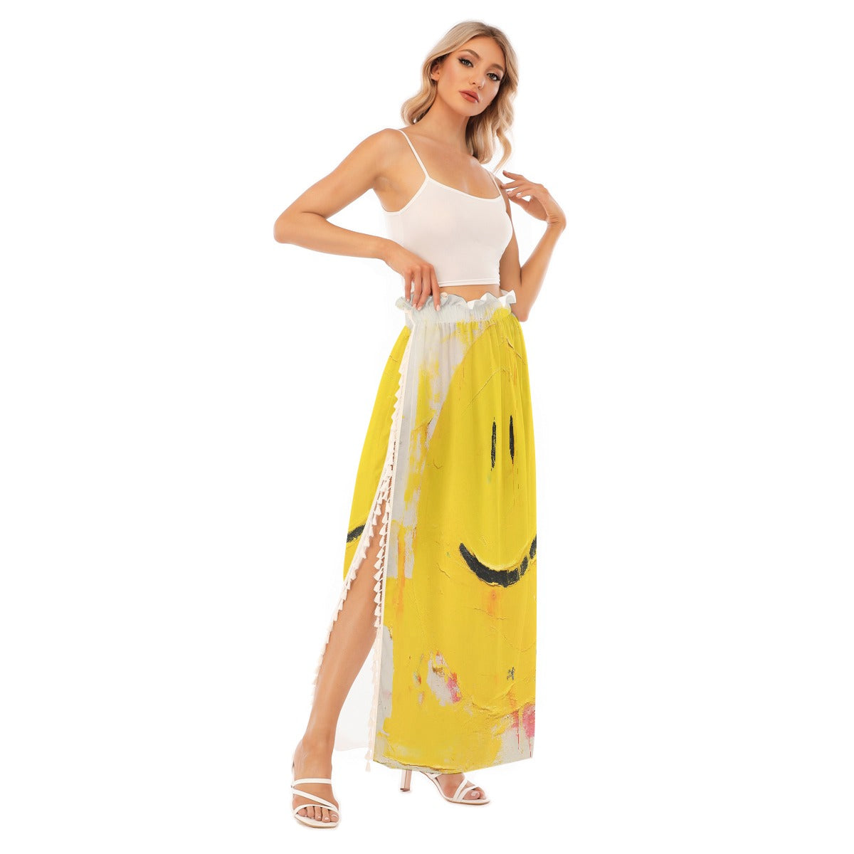 All-Over Print Women's Side Split Skirt