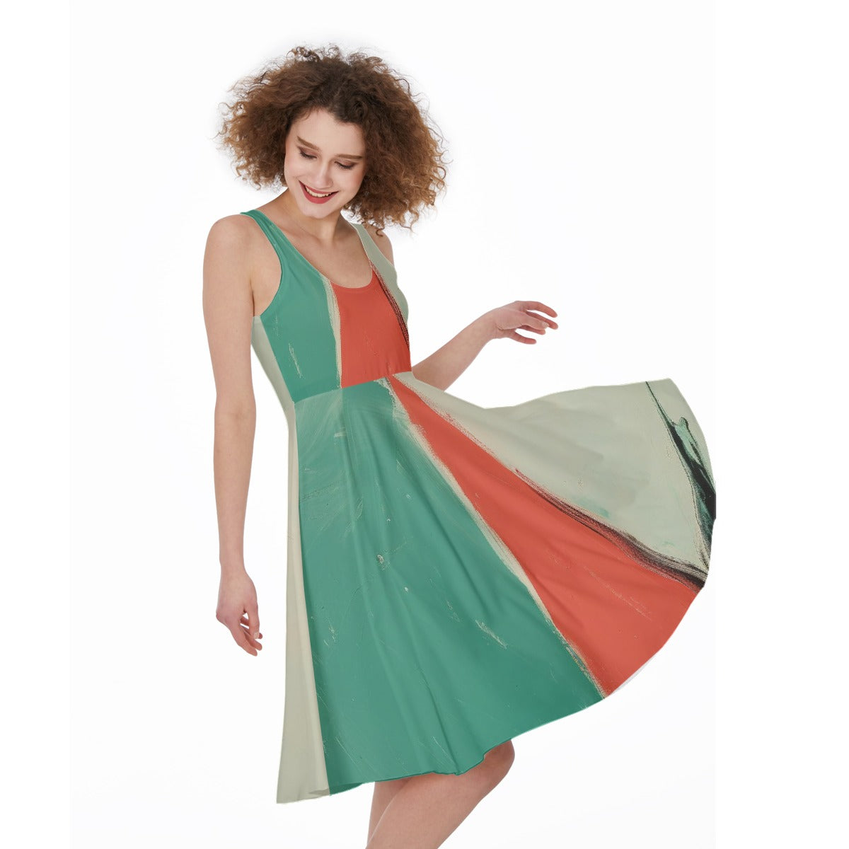 All-Over Print Women's Sleeveless Dress
