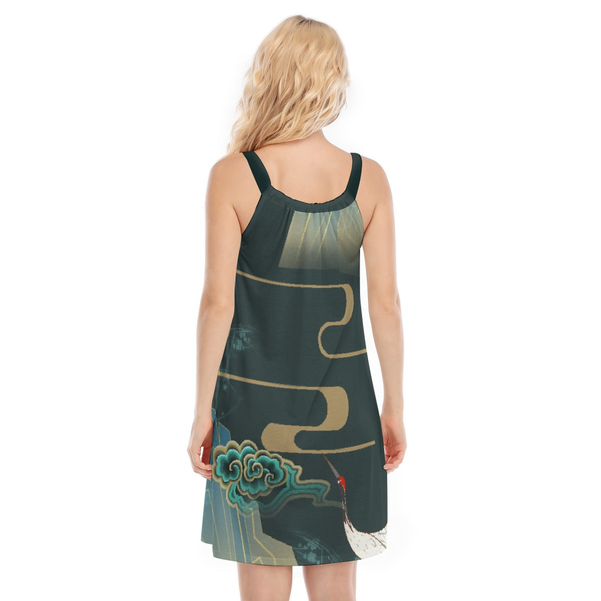 All-Over Print Women's Sleeveless Cami Dress