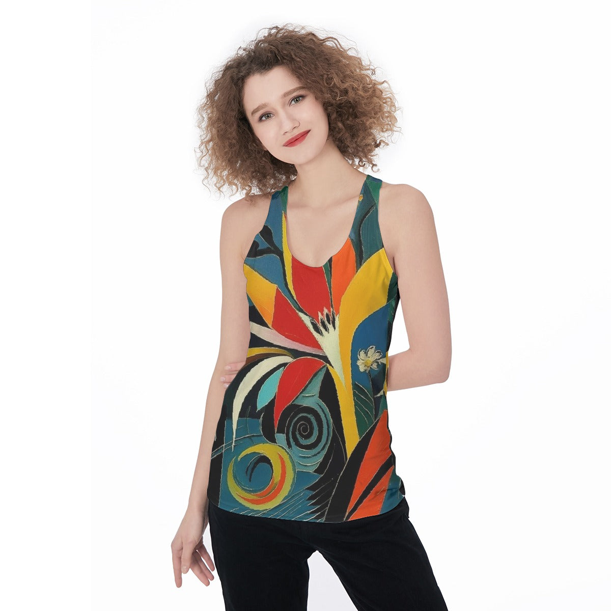 All-Over Print Women's Racerback Tank Top