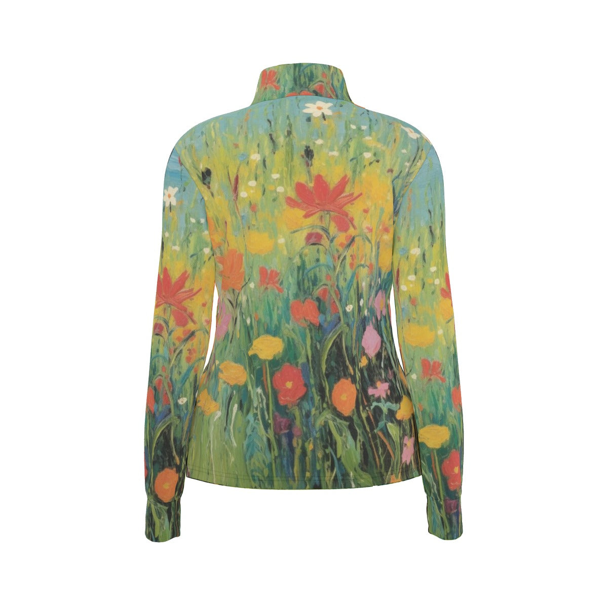 All-Over Print Women's Long Sleeve Thumbhole Jacket