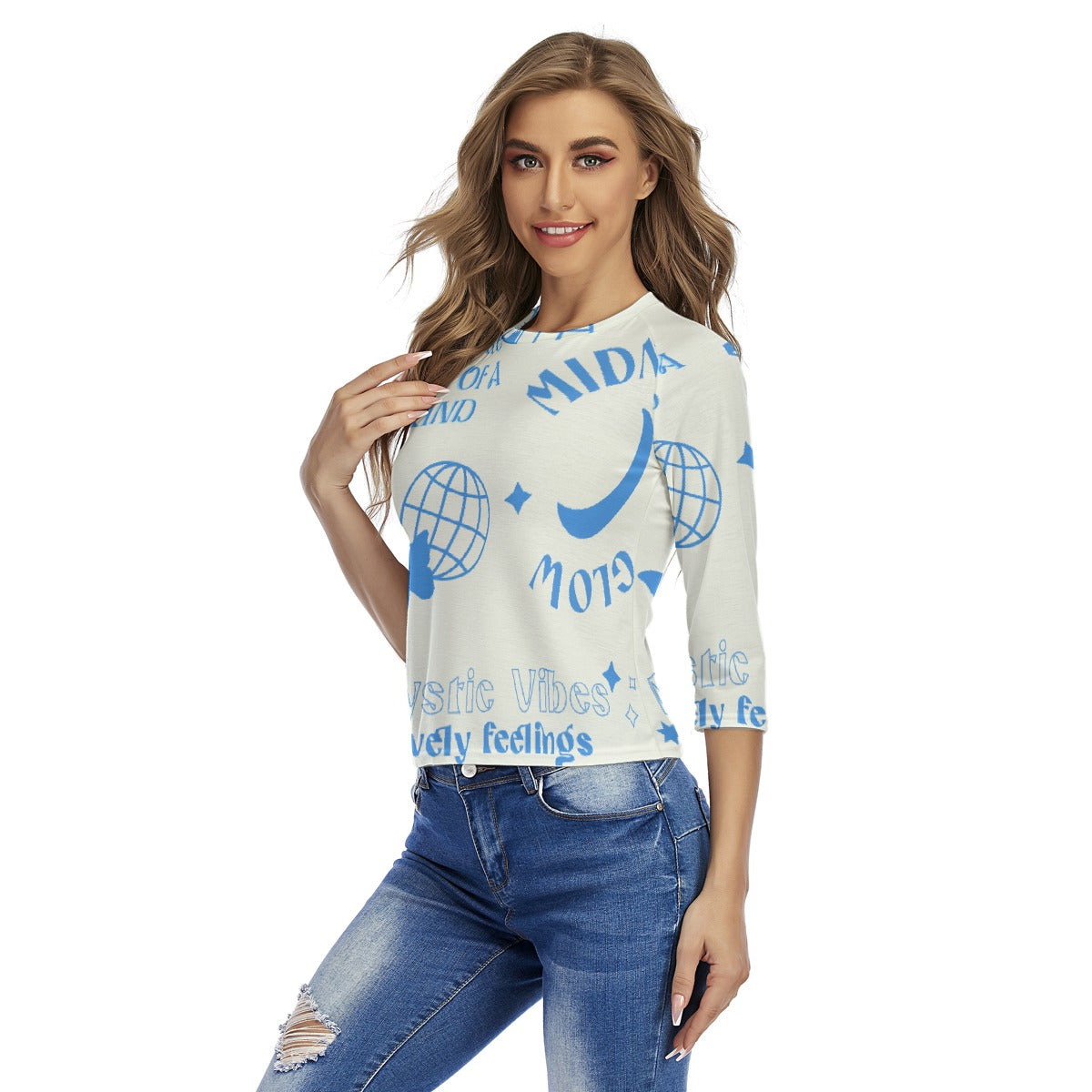 All-Over Print Women's Raglan Sleeves T-shirts
