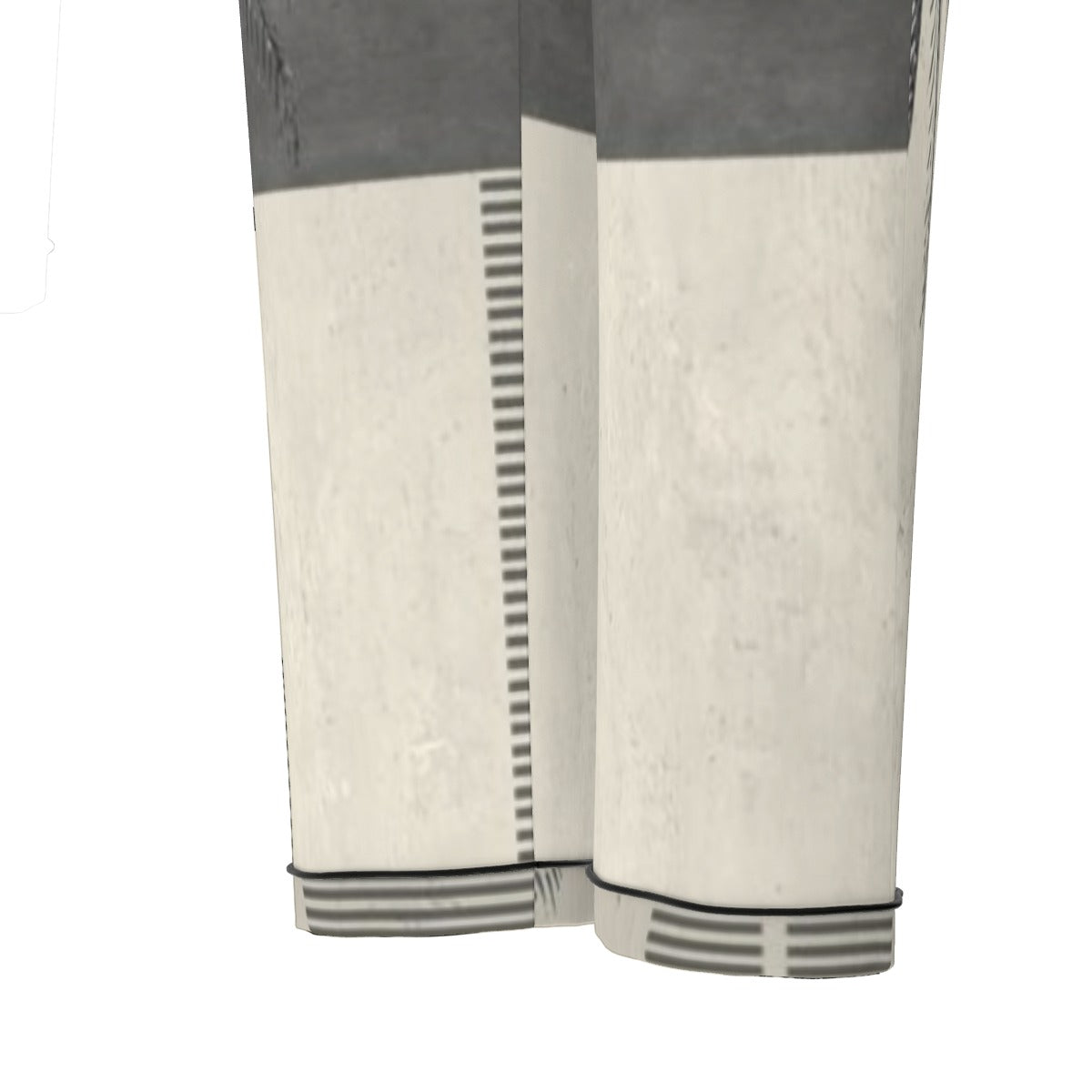 All-Over Print Women's Long Sleeve Pajama Set With Black Contrast Piping