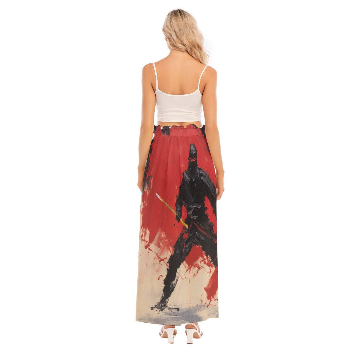 All-Over Print Women's Side Split Skirt