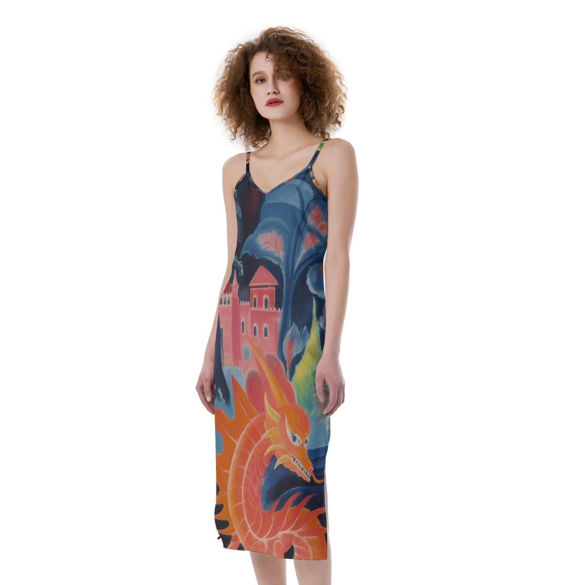 All-Over Print Women's Cami Dress