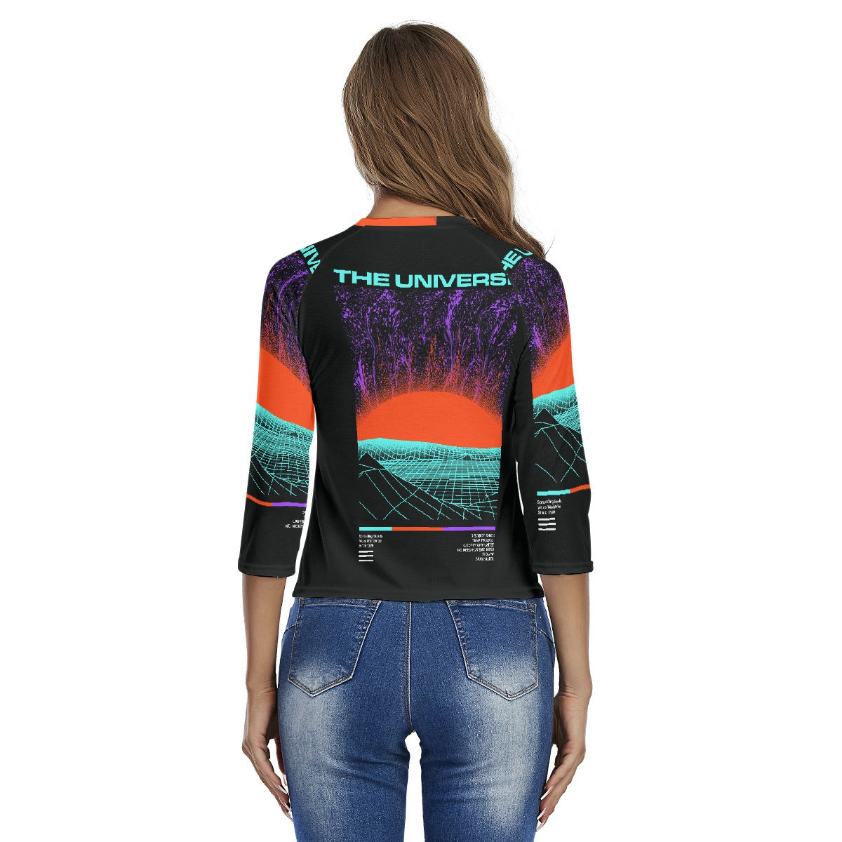 All-Over Print Women's Raglan Sleeves T-shirts