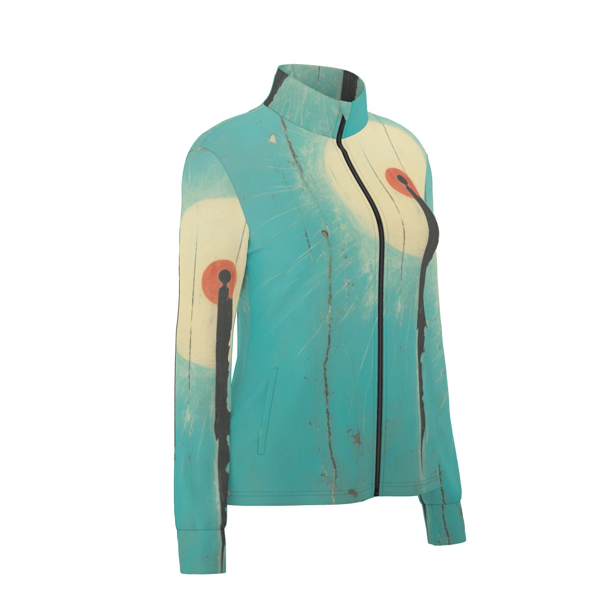 All-Over Print Women's Long Sleeve Thumbhole Jacket