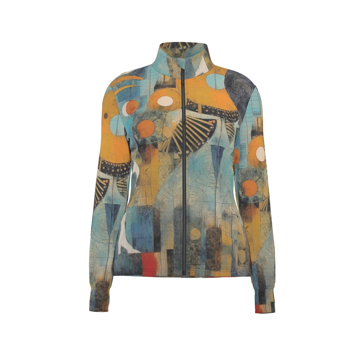 All-Over Print Women's Long Sleeve Thumbhole Jacket