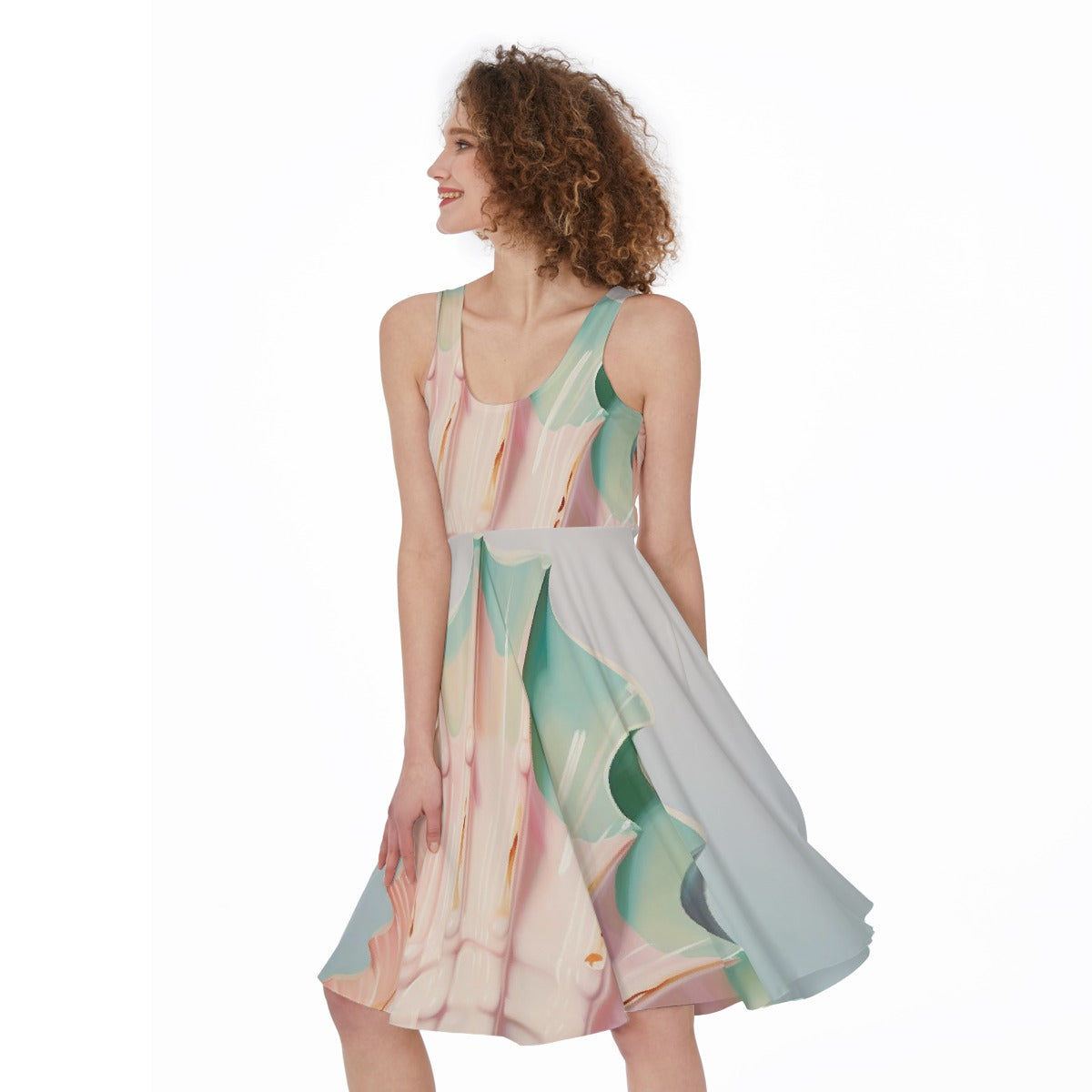 All-Over Print Women's Sleeveless Dress