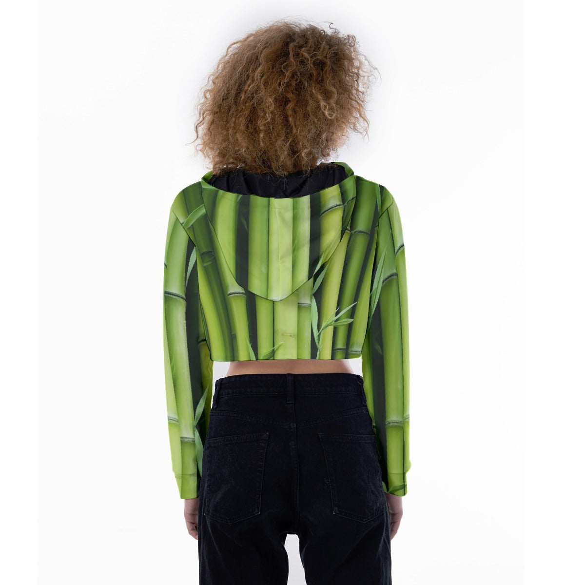 All-Over Print Women's Crop Top Hoodie