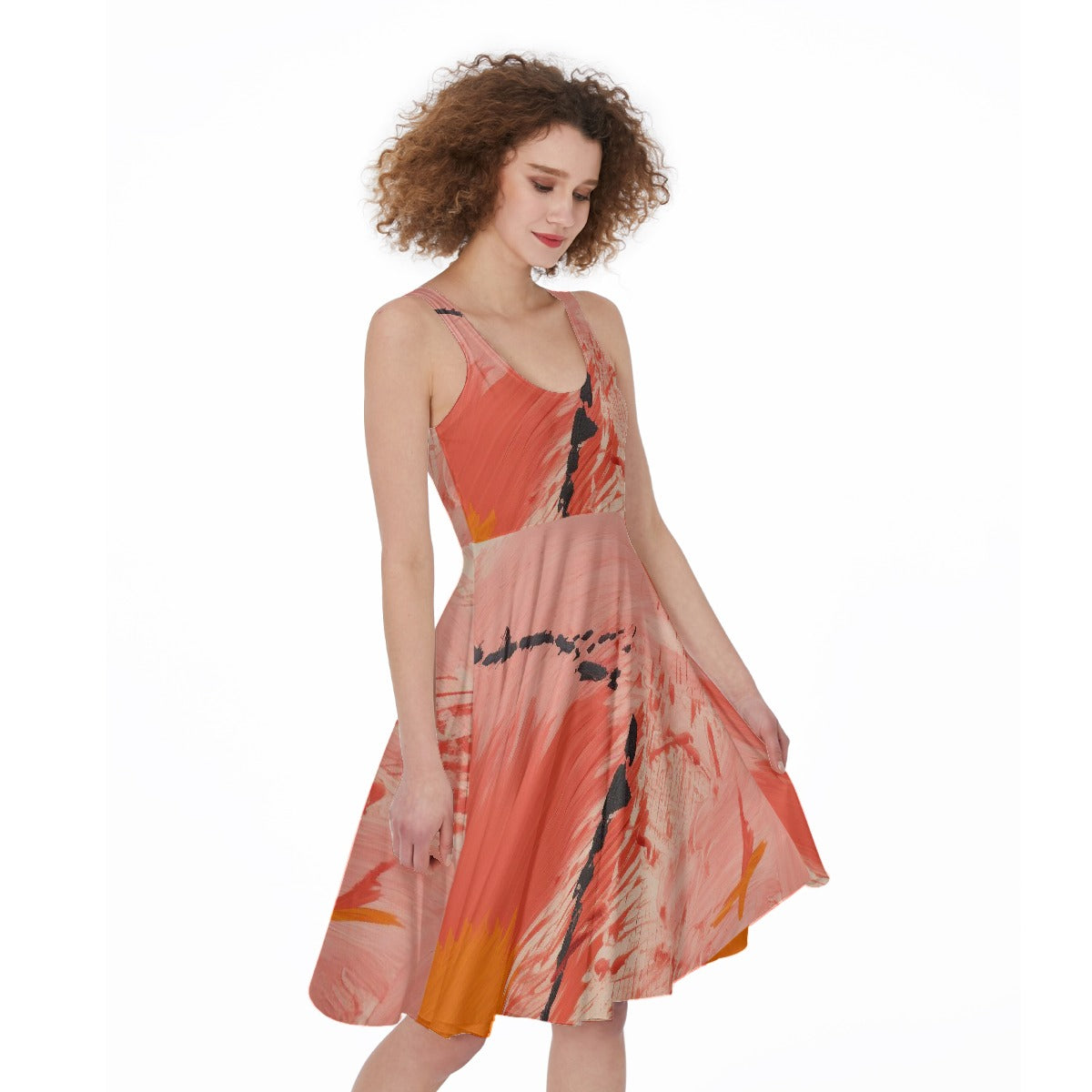 All-Over Print Women's Sleeveless Dress