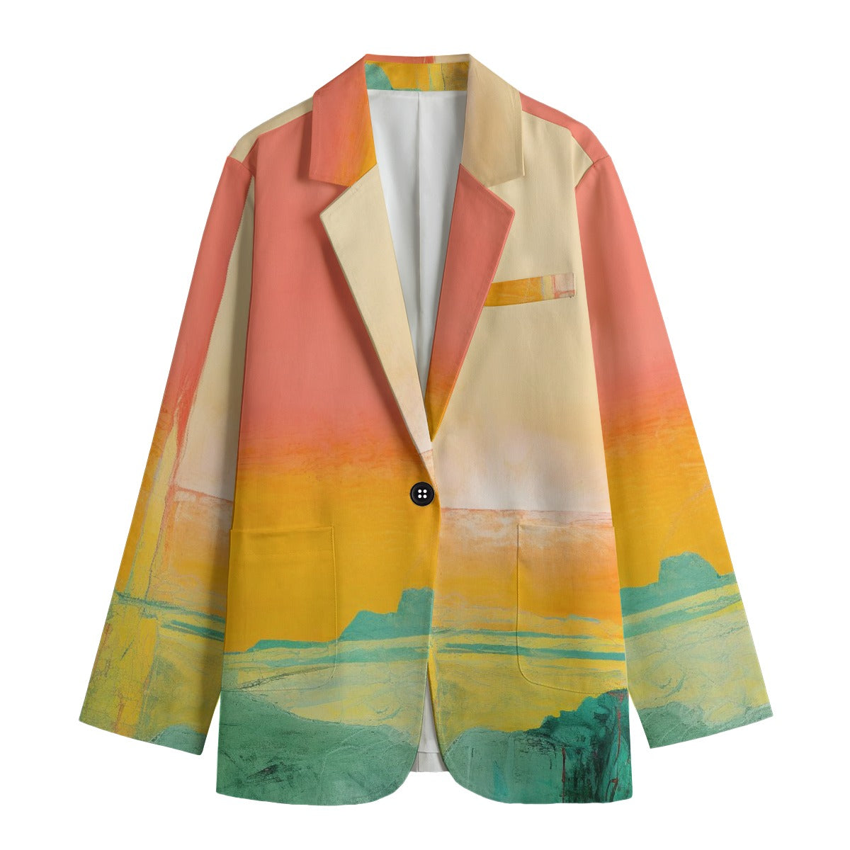 All-Over Print Women's Leisure Blazer
