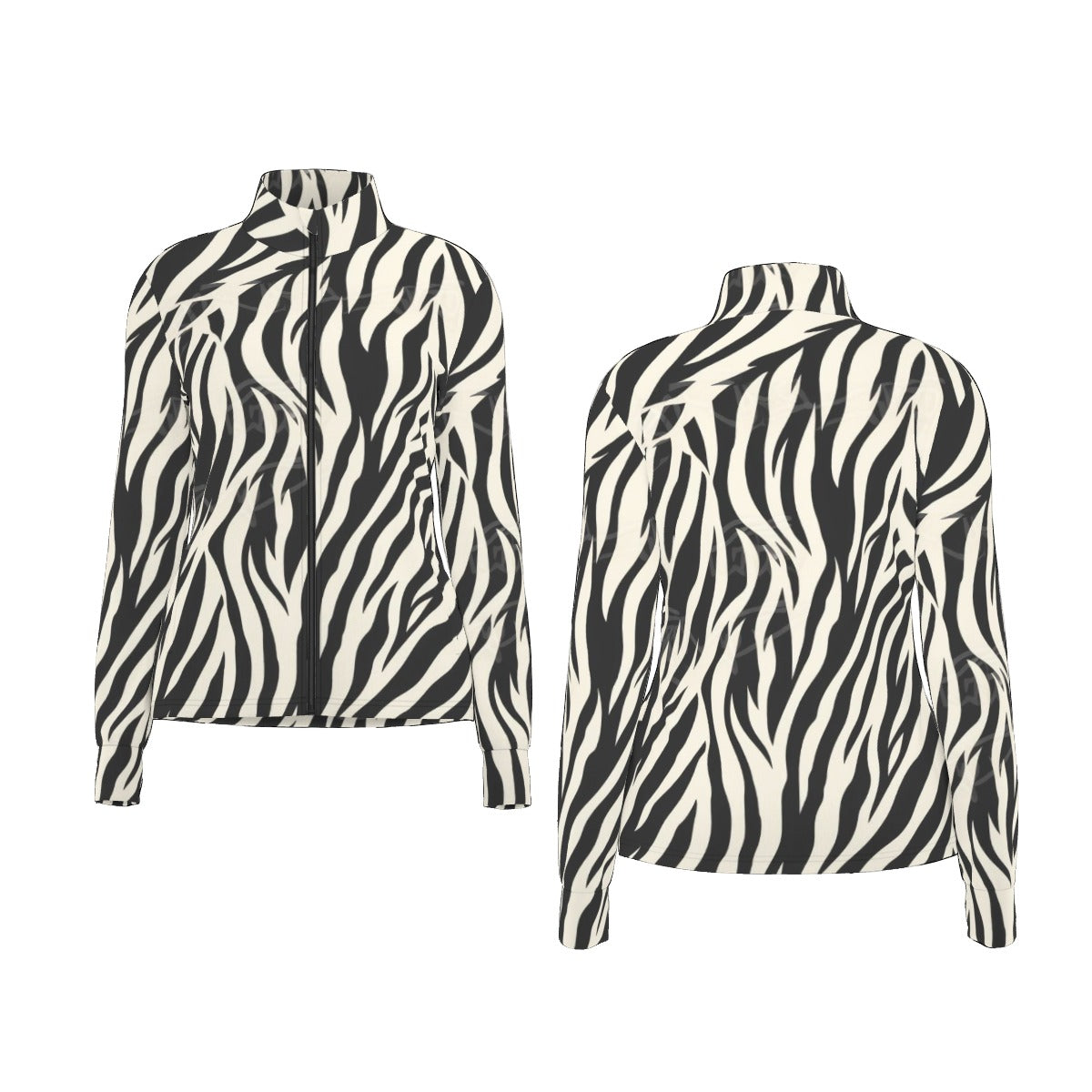 All-Over Print Women's Long Sleeve Thumbhole Jacket