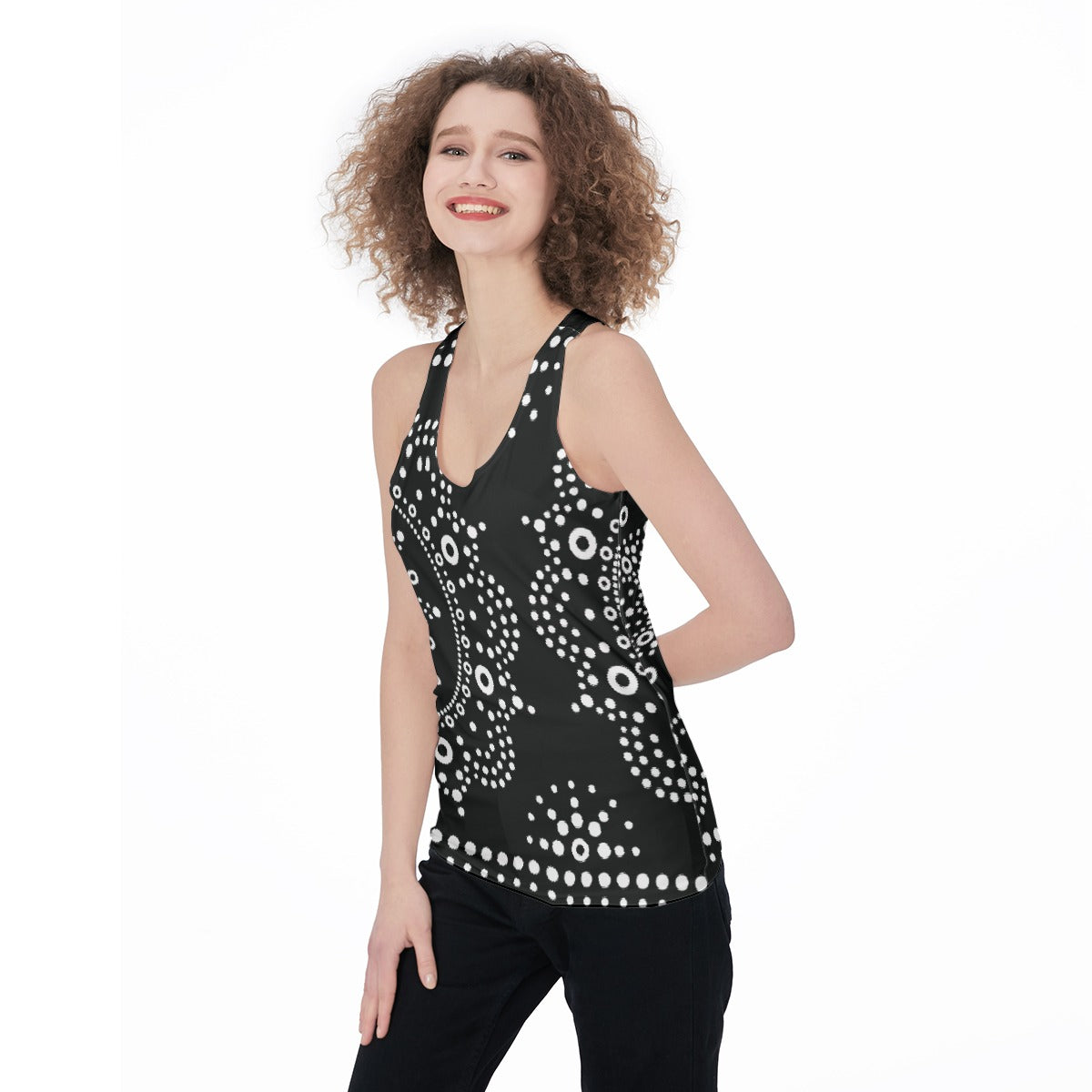 All-Over Print Women's Racerback Tank Top