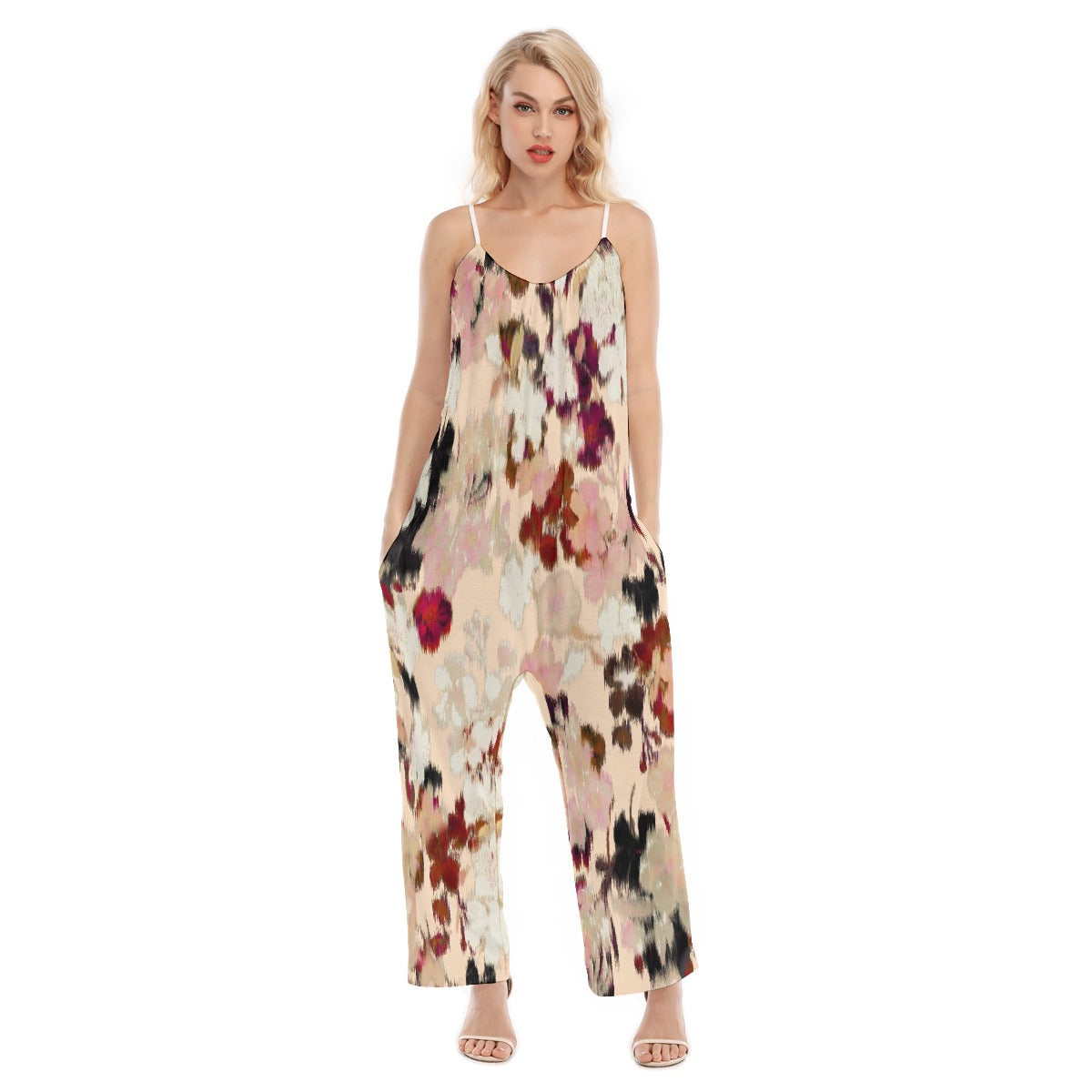 All-Over Print Women's Loose Cami Jumpsuit