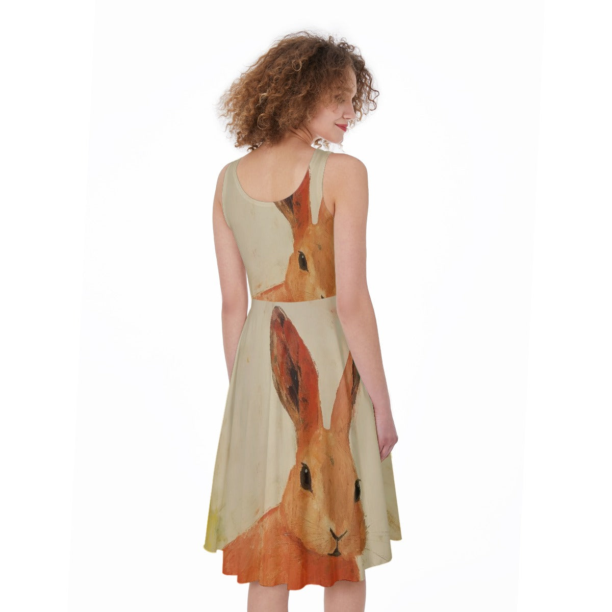 All-Over Print Women's Sleeveless Dress
