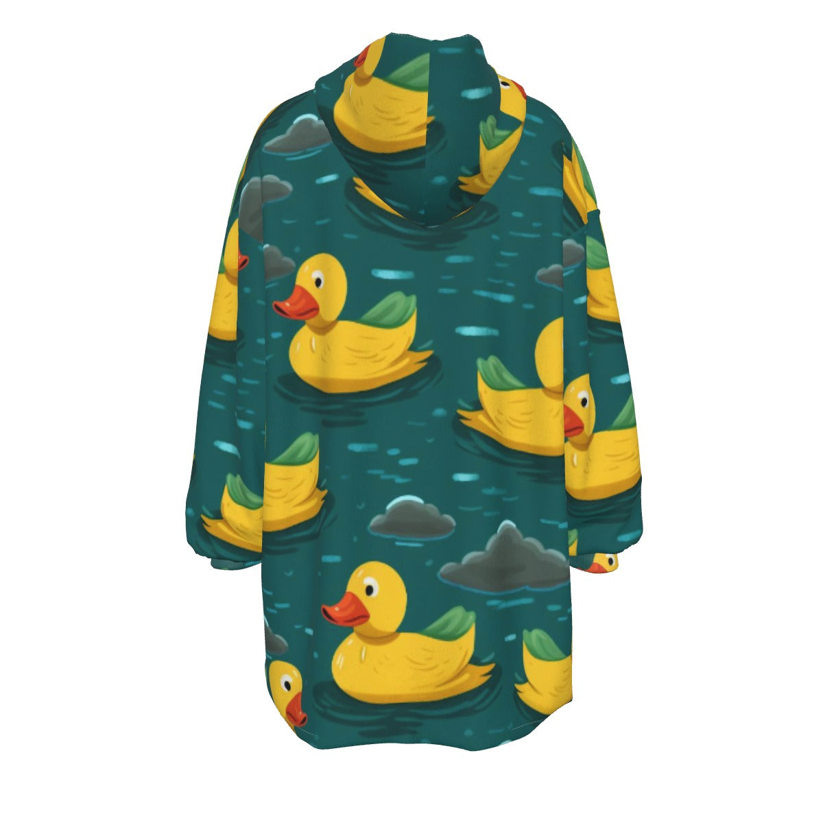All-Over Print Women's Sherpa Fleece Hoodie Blanket