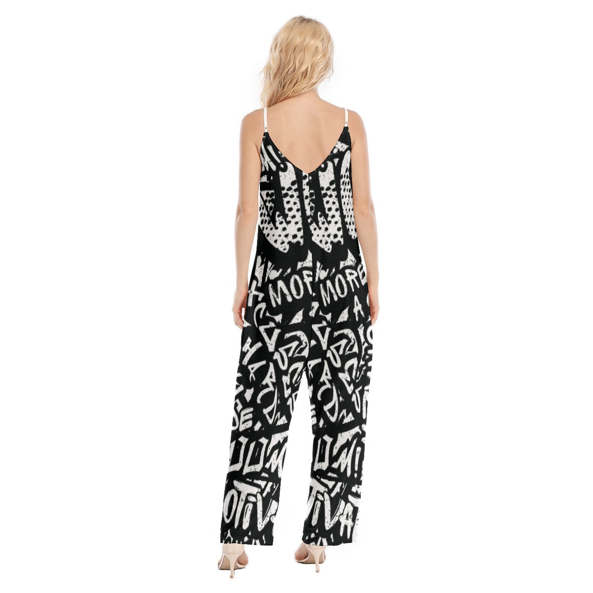All-Over Print Women's Loose Cami Jumpsuit
