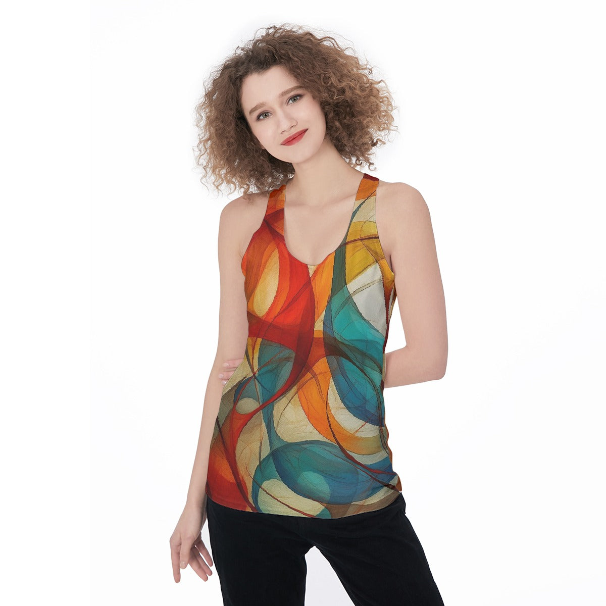 All-Over Print Women's Racerback Tank Top