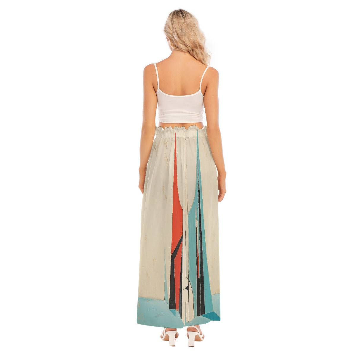 All-Over Print Women's Side Split Skirt