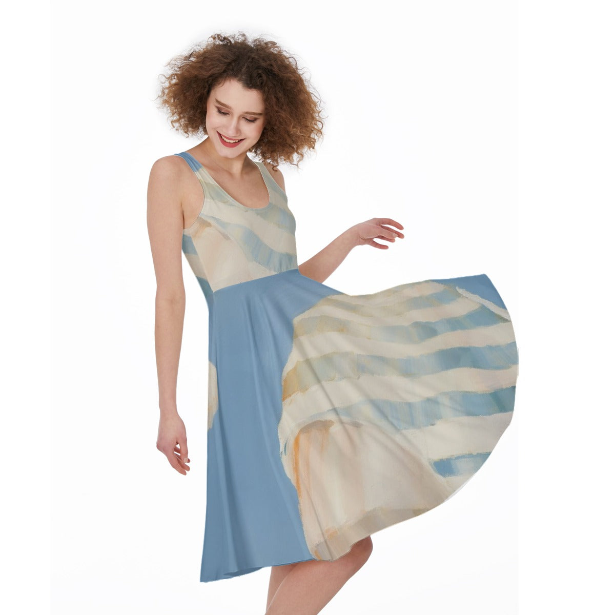 All-Over Print Women's Sleeveless Dress