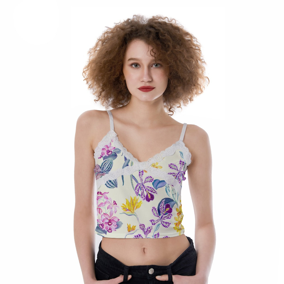 All-Over Print Women's Lace Camisole