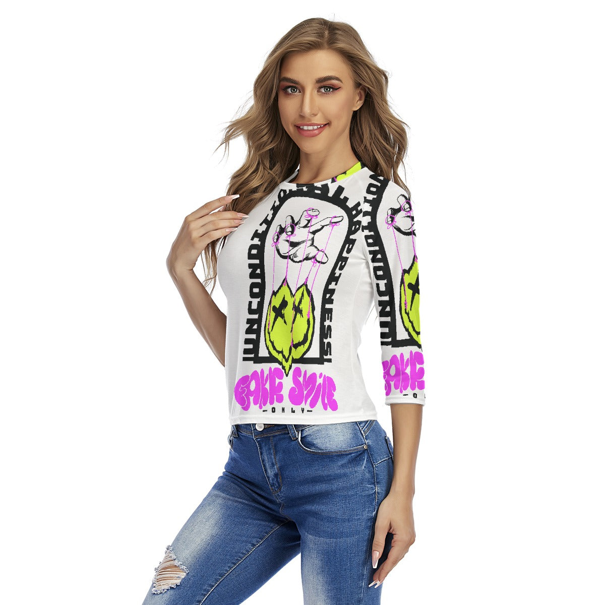 All-Over Print Women's Raglan Sleeves T-shirts