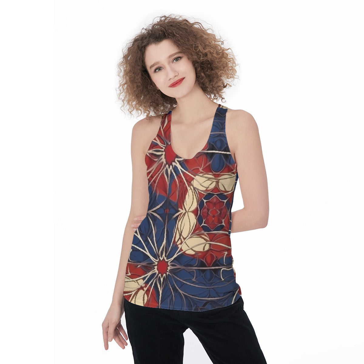 All-Over Print Women's Racerback Tank Top