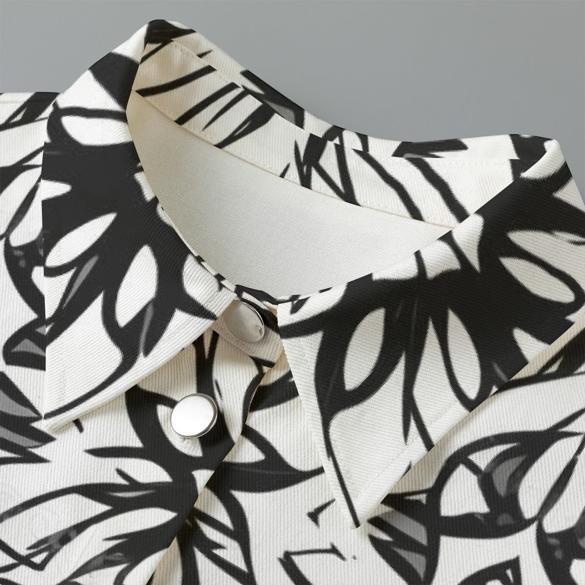All-Over Print Women's Cropped Jacket | 245GSM Cotton