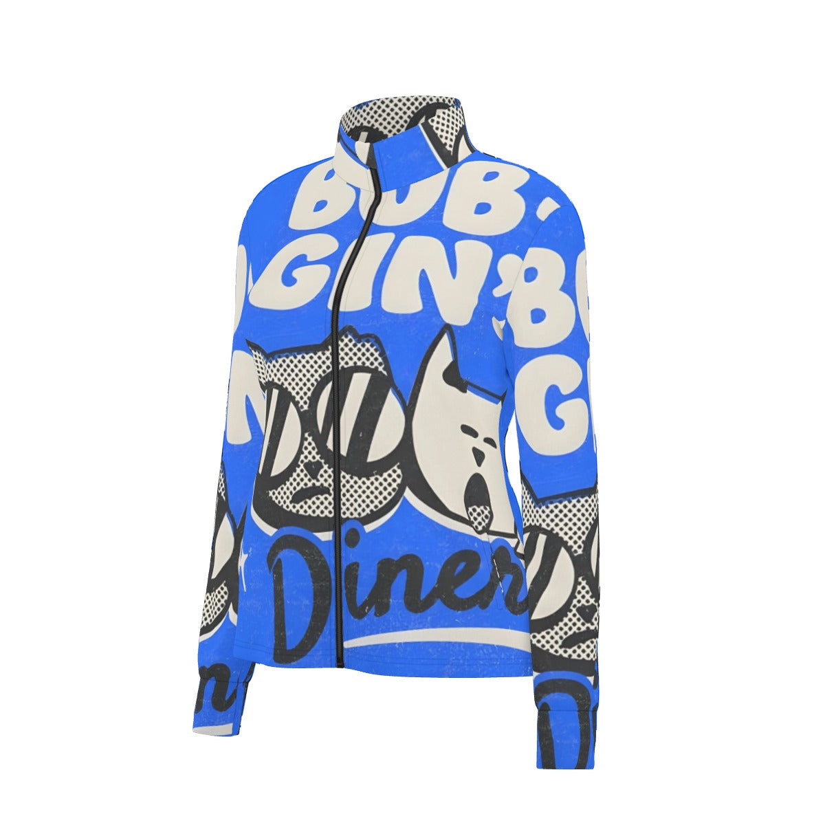All-Over Print Women's Long Sleeve Thumbhole Jacket