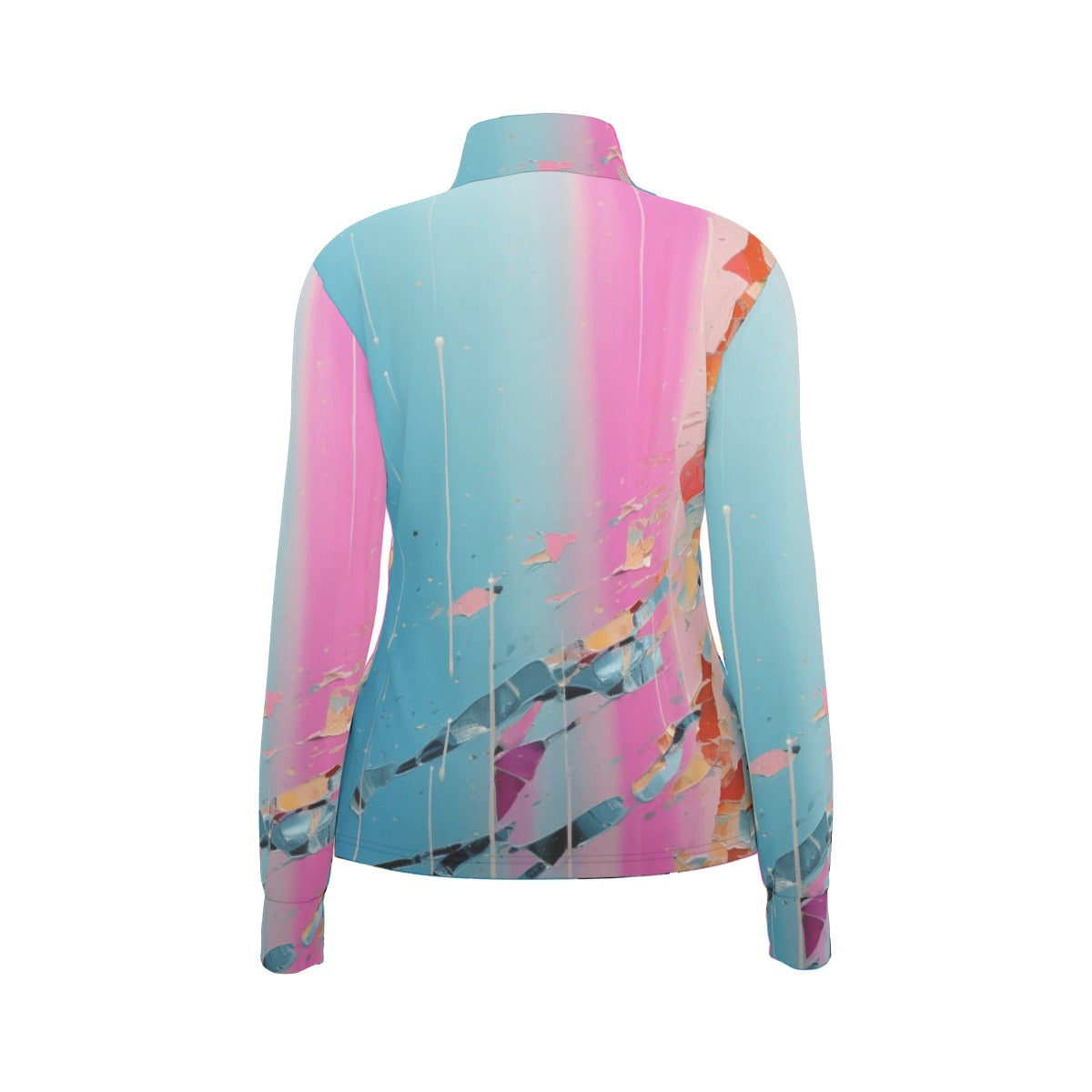 All-Over Print Women's Long Sleeve Thumbhole Jacket