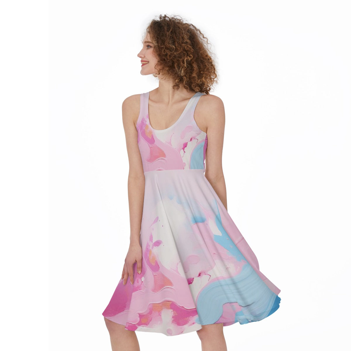 All-Over Print Women's Sleeveless Dress